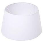 Homcom Tripod Floor Lamp Light E27 Base Bedroom Living Room Natural Wooden Fabric Shade Storage Shelf Foot Switch, 156cm, White