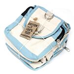 Natural Travel Bag - Teal