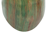 Decorative Vase Green And Brown Terracotta 48 Cm Handmade Painted Retro Vintage-inspired Design Beliani