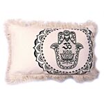 Hamsa Mandala Cushion Cover - 30 X 50cm - Green