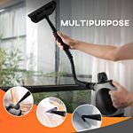 Homcom Handheld Steam Cleaner For Chemical Free Cleaning, Portable Multi-purpose Steamer W/ 9 Pieces Accessory For Kitchen, Bathroom, Window