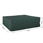 Outsunny Large Patio Garden Furniture Set Cover 600d Oxford Square Waterproof - 230l X 230w X 70h Cm