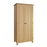 Full Hanging Wardrobe Rustic Oak