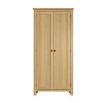 Full Hanging Wardrobe Rustic Oak