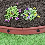 Flexible Lawn Edging Terracotta 1.2m X 50