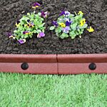 Flexible Lawn Edging Terracotta 1.2m X 50