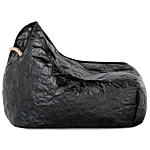 Teardrop Drop Bean Bag Chair Beanbag Black Gaming Chair Modern Beliani