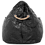 Teardrop Drop Bean Bag Chair Beanbag Black Gaming Chair Modern Beliani