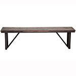 1.6m Dining Bench - Teak & Iron