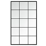 Vidaxl Wall Mirrors 4 Pcs Black 100x60 Cm Metal