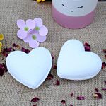 Love Heart Bath Bomb 70g - Coconut - Pack Of 5