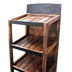 5 Shelf Display Stand - Brownwash