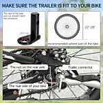 Homcom Bike Cargo Trailer W/removable Cover-red/black