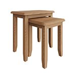 Nest Of 2 Tables Light Oak