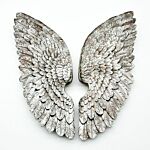 70cm Antique Silver Left / Right Wings