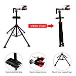 Homcom Folding Bike Cycle Bicycle Maintenance Repair Stand Display Rack Tool Adjustable