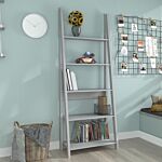 Tiva Ladder Bookcase/display Unit - Grey