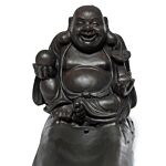 Ashcatcher Incense Stick Burner - Peace Of The East Chinese Laughing Buddha