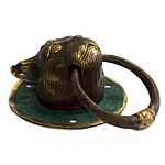 Brass Door Knocker - Cats Head