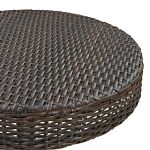 Vidaxl 5 Piece Garden Bar Set Poly Rattan Brown