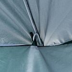 Outsunny 2.2m Fishing Umbrella Parasol W/ Side-dark Green