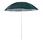 Outsunny 2.2m Fishing Umbrella Parasol W/ Side-dark Green
