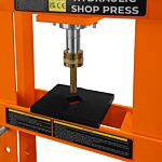 Hydraulic Shop Press With Gauge – 10 Tonne