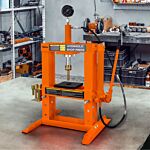 Hydraulic Shop Press With Gauge – 10 Tonne