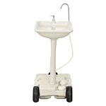 Vidaxl Portable Camping Toilet And Handwash Stand Set