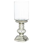 Mercury Effect Base Glass Top Squat Candle Pillar Holder