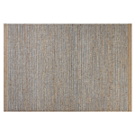 Area Rug Grey 140 X 200 Cm Wool Handwoven Living Room Bedroom Accessory Beliani