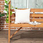 Outsunny Patio Garden Bench, Natural Wooden Garden Arbour With Seat For Vines/climbing Plants, Natural