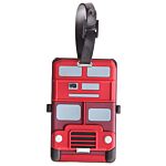 Fun Novelty London Icons London Bus Design Pvc Luggage Tag