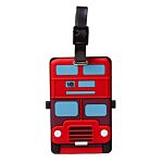 Fun Novelty London Icons London Bus Design Pvc Luggage Tag