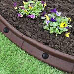 Flexible Lawn Edging Brown 1.2m X 16