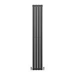 Designer Flat Panel Radiators Anthracite Grey 1800mm X 280mm