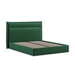 5'0 Fabric Bed - Green - Velvet