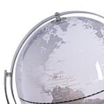 Decorative Globe Silver 22 Cm Modern Traditional Beliani