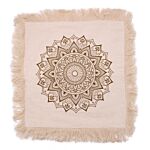 Lotus Mandala Cushion Cover - 45 X 45cm - Bronze