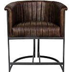 Leather & Iron Classic Tub Chair