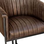 Leather & Iron Classic Tub Chair