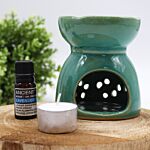 Tree Of Life Oil Burner - Blue