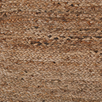 Area Rug Beige Jute 100 X 150 Cm Braided Oval Underfloor Heating Suitable Natural Living Room Bedroom Beliani