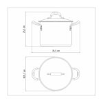 Tramontina Pasta Stock Pot 24 Cm - 7.8l