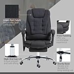 Vinsetto Ergonomic Heated 6 Points Vibration Massage Office Chair Black
