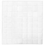 Duvet White Japara Cotton Cover Microfibre Filling King Size 220 X 240 Cm All-season Quilted Machine Washable Beliani