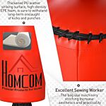 Homcom Freestanding Boxing Punch Bag Stand With Rotating Flexible Arm, Speed Ball, Waterable Base By Homcom