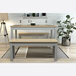 Ohio Dining Set Oak-grey