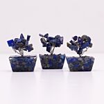 Mini Gemstone Tree On Orgonite Base - Sodalite (15 Stones)