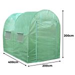 Polytunnel 25mm 4m X 2m With Racking